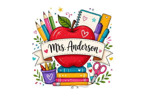 Download Personalized Teacher Apple PNG - Teacher apple png Collection