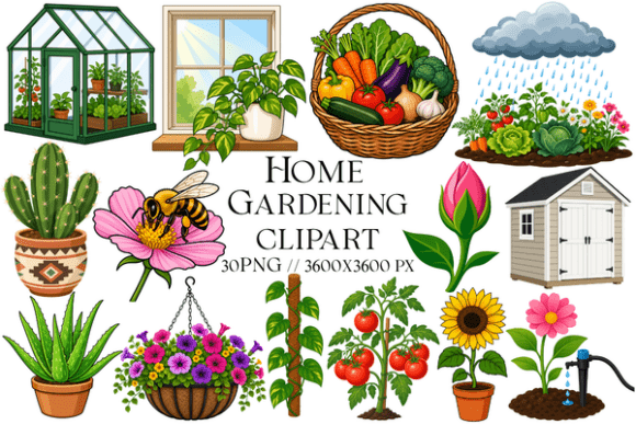 Download Home Gardening Clipart - Premium Resources