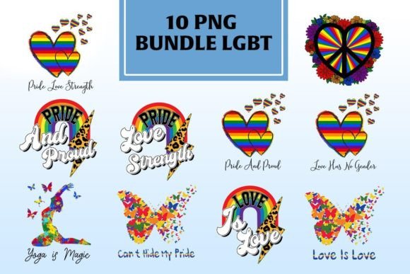 Download 10 Bundle LGBT PNG Pride Month Graphic - Lgbt png Collection