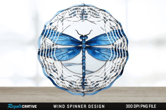 Download Blue and White Dragonflies Wind Spinner - Blue and white dragonflies wind spinner Collection