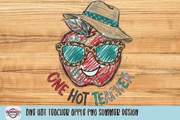 Download One Hot Teacher Apple PNG Summer Design - Teacher apple png Collection